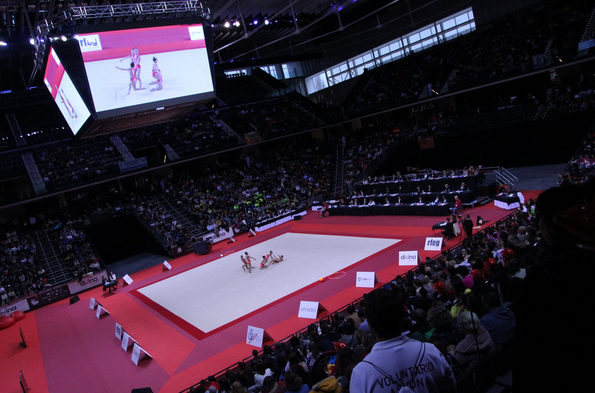 Campeonato de Espa&ntilde;a de Conjuntos: Navarra da la de cal en el Arena